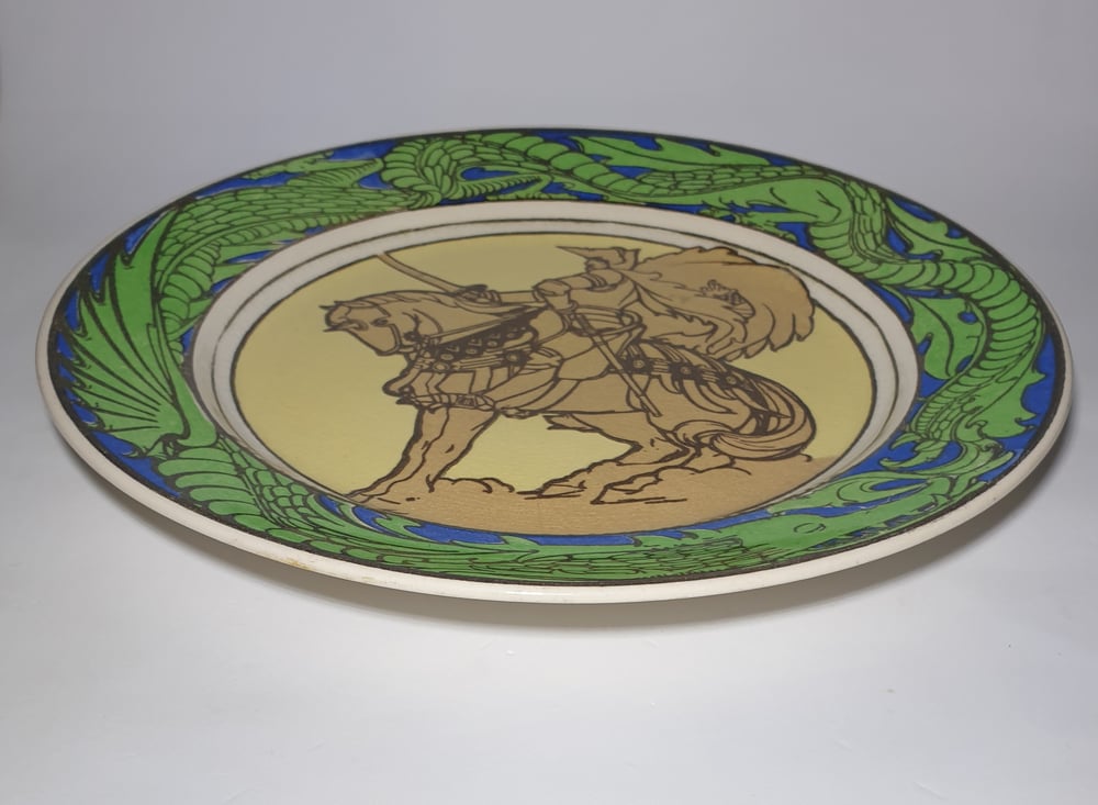 Image of Royal Doulton Display Plate – St. George and the Dragon