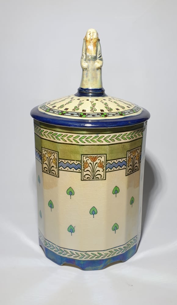 Image of Royal Doulton Lustre Jar and Cover