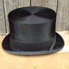 Victorian Lock and Co Hatters Silk Top Hat Dressage With Original Box.