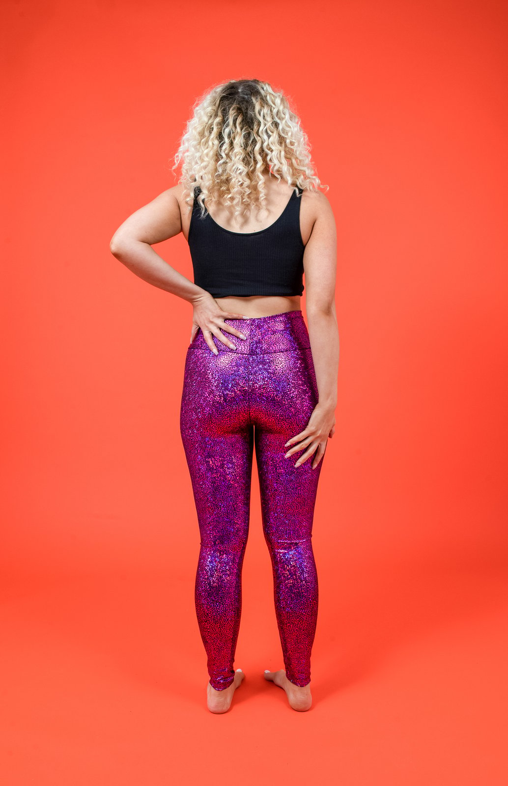 Holographic leggings hotsell