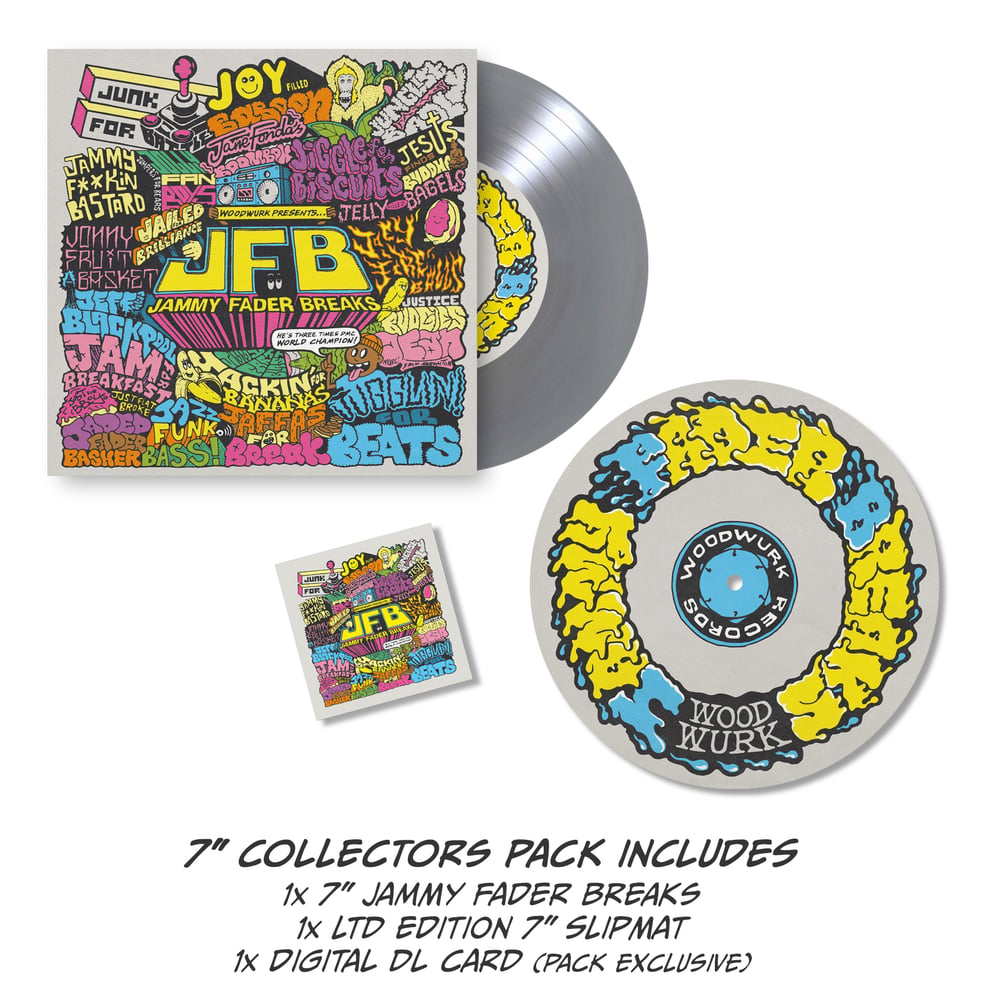 7" Collectors Pack - JFB - Jammy Fader Breaks  (only 35 available)