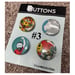 Image of Buttons (sets 1, 2, & 3)