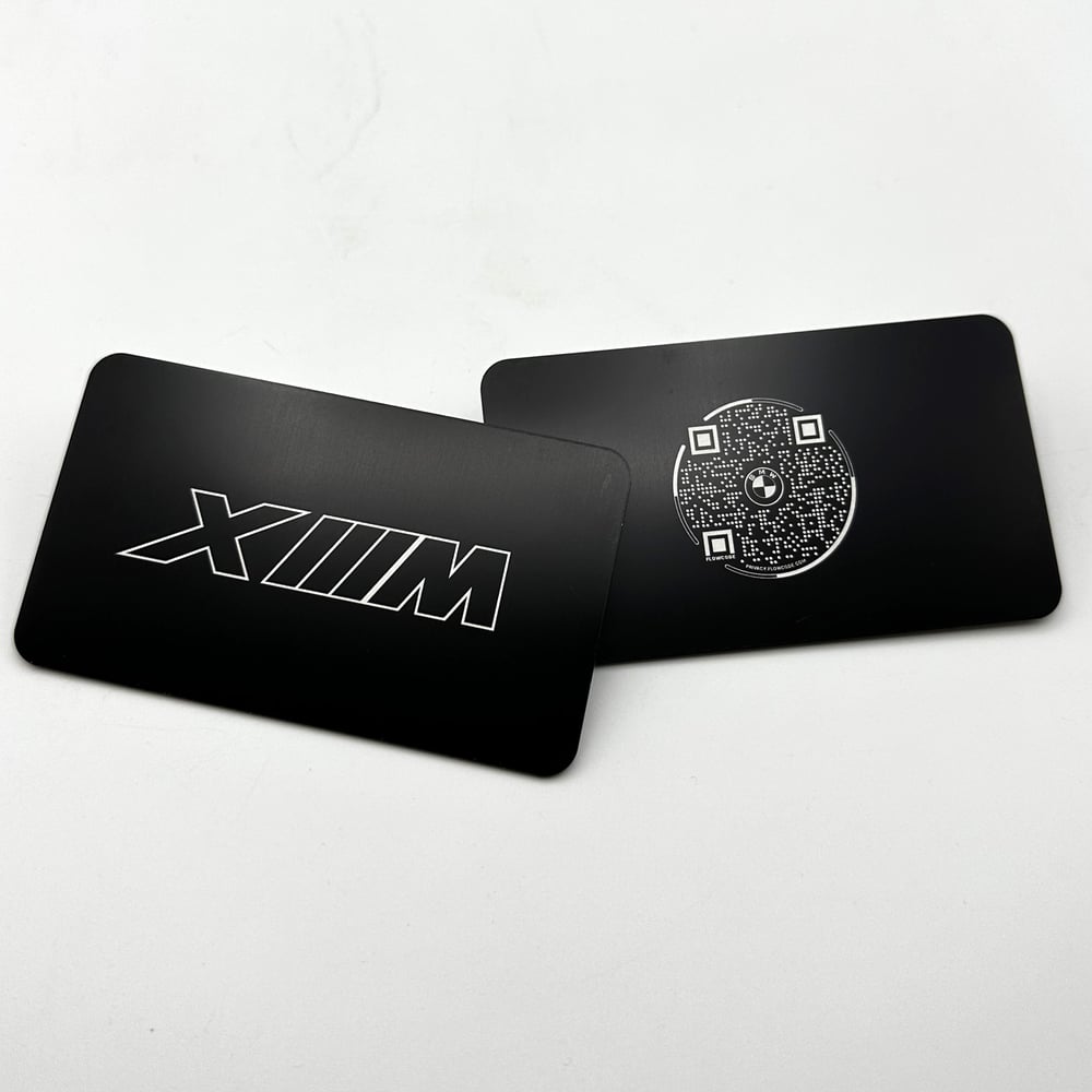 Laser Engraved Metal Business Cards