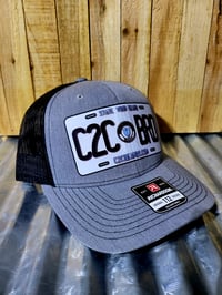 Image 1 of License Plate Heather/Black Trucker Hat