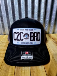 Image 2 of License Plate Black/Charcoal Trucker Hat