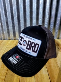 Image 3 of License Plate Black/Charcoal Trucker Hat