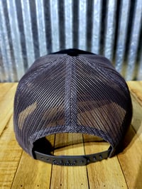 Image 4 of C2C Sheild Black/Charcoal Trucker Hat