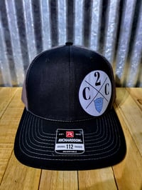 Image 3 of C2C Sheild Black/Charcoal Trucker Hat