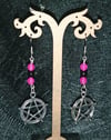 pentagram earrings 