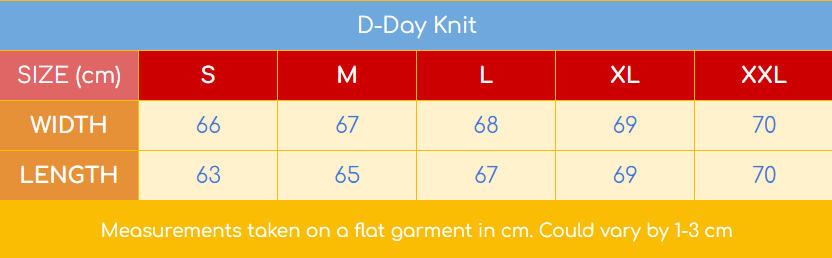 [PRE-ORDER] D-Day Knitted Sweater for Charity