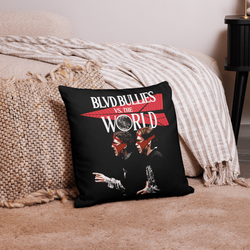 BLVD BULLIES MEETS THE WORLD PILLOW