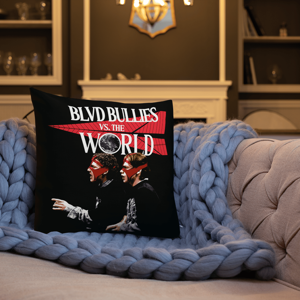 BLVD BULLIES MEETS THE WORLD PILLOW