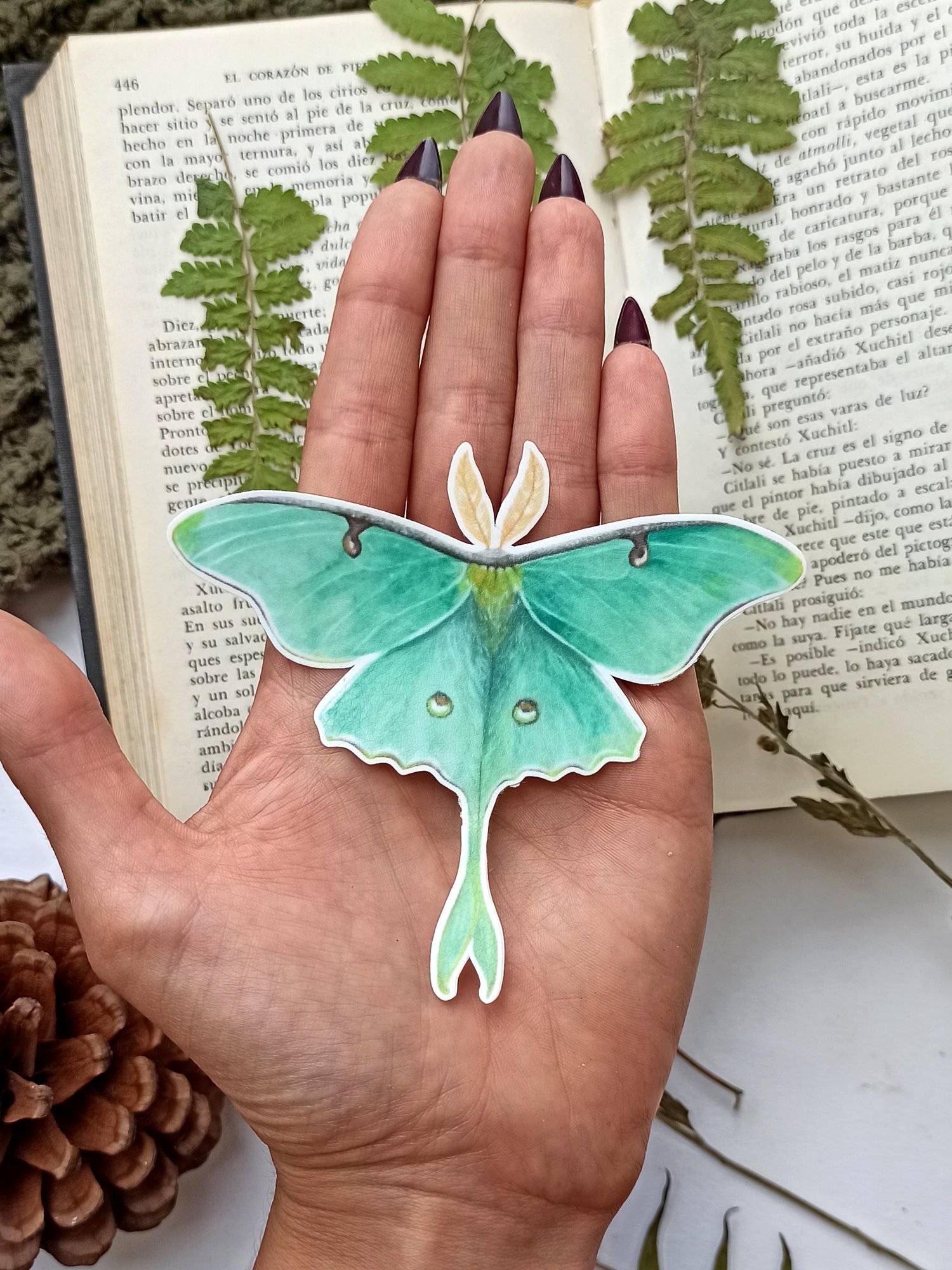 Image of Luna Moth Sticker