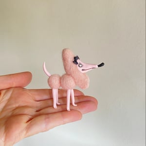 Image of Tiniest Toy Poodle in Powderpuff Pink #3