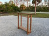 Narrow Console Table | Entry Table | White Oak | Walnut