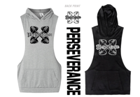 perseverance logo hooded tank