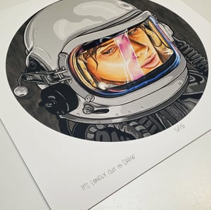 It's Lonely Out in Space by Ella Nilsson - Fine Art Print