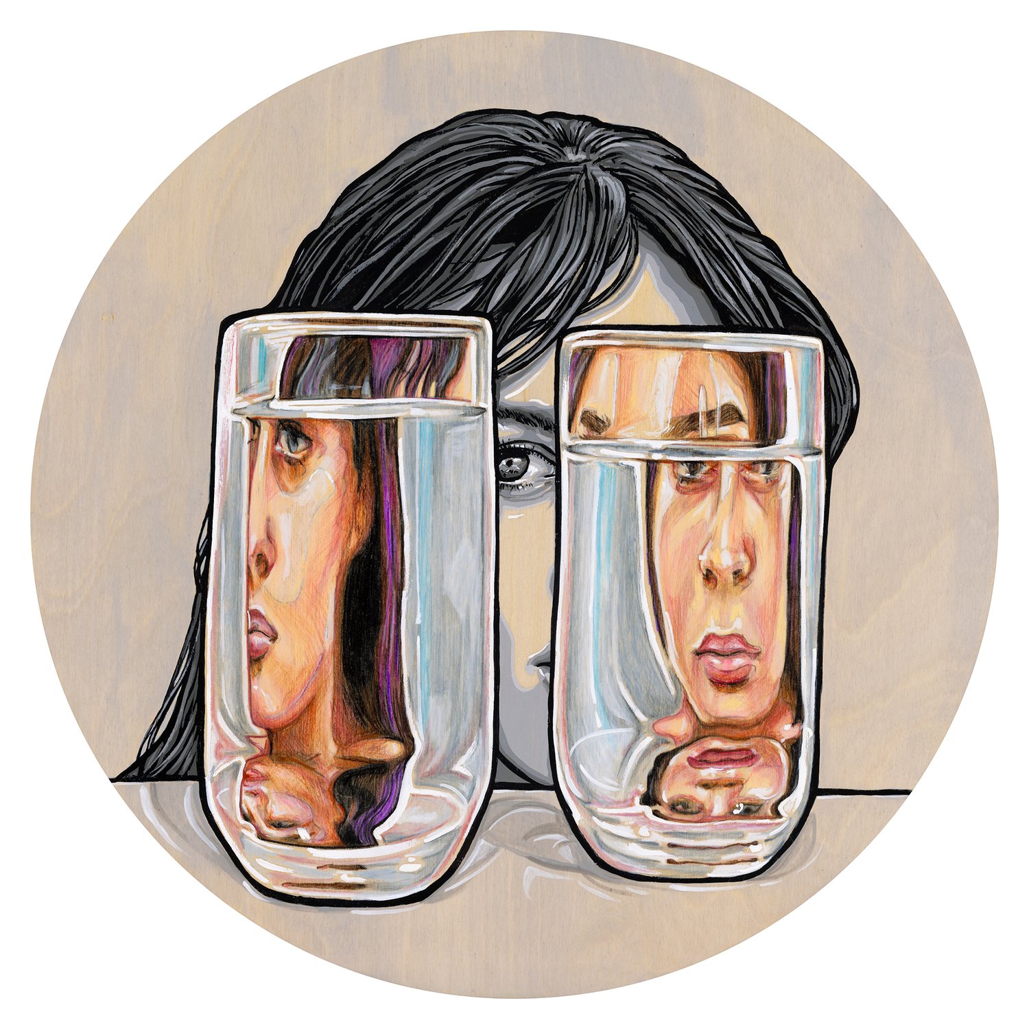 Double Vision By Ella Nilsson - Fine Art Print