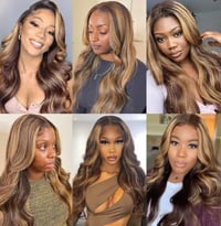 Image 4 of Highlight Body Wave Lace Front Wig 