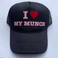 I Love My Munch Black Hat