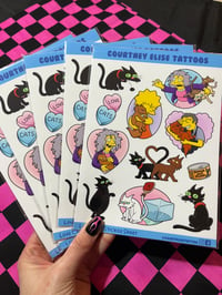 Image 2 of Simpsons Cats Sticker Sheet