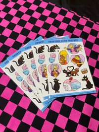 Image 1 of Simpsons Cats Sticker Sheet