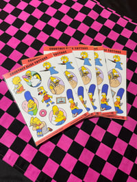 Image 2 of Simpsons Family Sticker Sheet