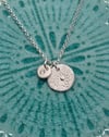 Gemstone and Floral Discs Necklace