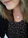 Gemstone and Floral Discs Necklace