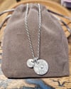 Gemstone and Floral Discs Necklace