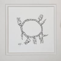 Image 2 of Teeth (original framed drawing)