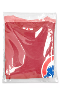  100 - 9 x 12" Poly Clear Plastic T-Shirt / Apparel Bags 1 Mil 2" Back Flap Lock (2 Pack)