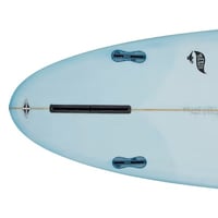 Image 3 of The Genie Surfboard – PU | FCS II Side Bites | Blue Tint