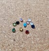 Gemstone and Floral Discs Necklace