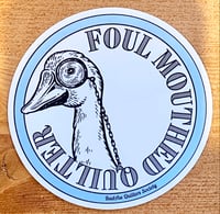 Foul Mouthed Quilter Sticker - 4 inch