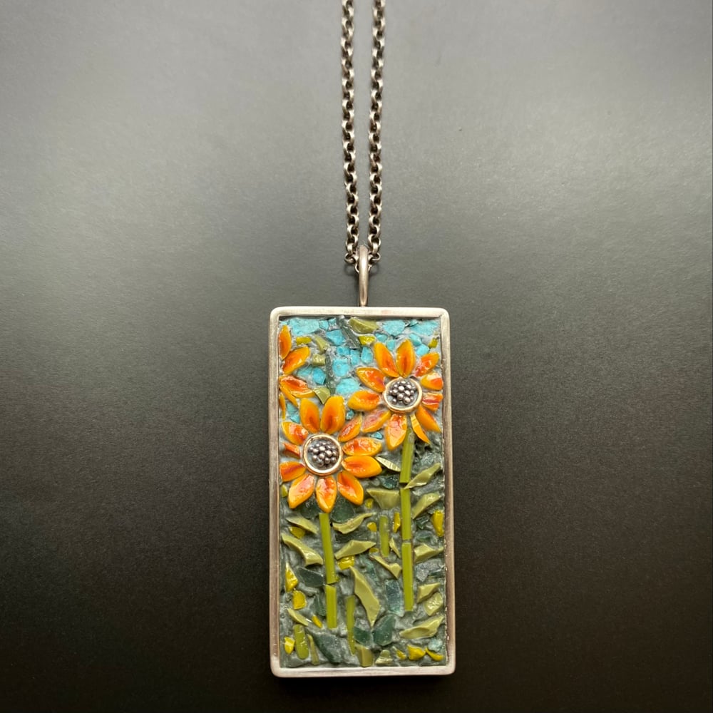 Image of Sunflower Field Pendant
