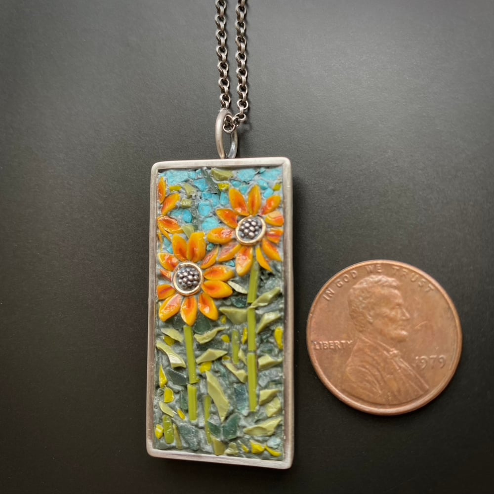 Image of Sunflower Field Pendant