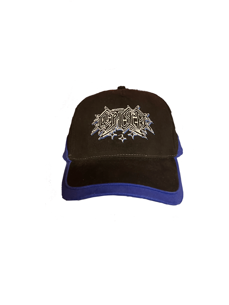 Image of Black/Blue Logo Cap