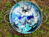 Fluid Art Metal Tray