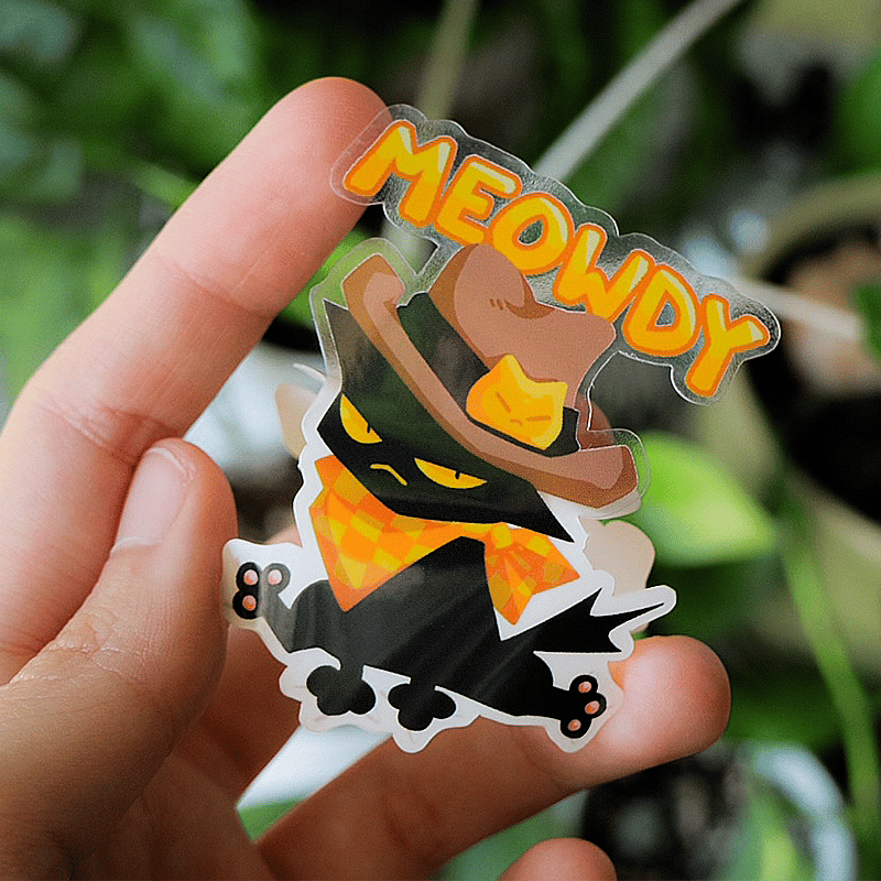 Meowdy Sticker