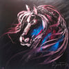BLACH HORSE