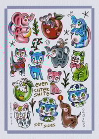 A4 Even Cuter Shite Print