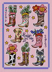 A4 Booties Print
