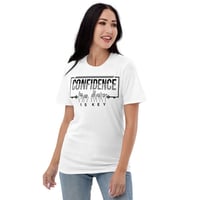 "Confidence is Key"-T-Shirt "White" with Sign Language