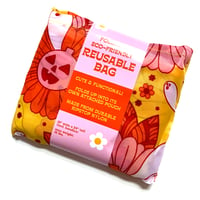 Image 5 of Spooky Retro Floral Reusable Bag