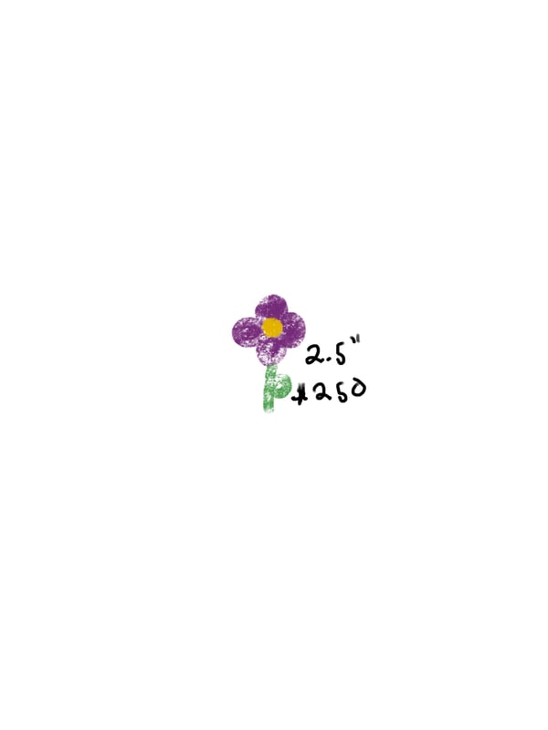 Image of Crayon Little Flower