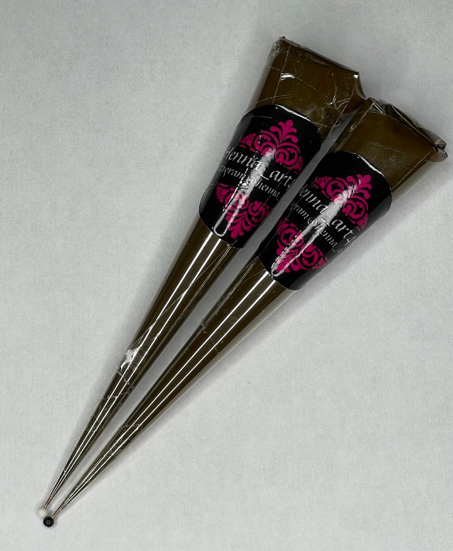 Image of 2 Lavender henna cones 