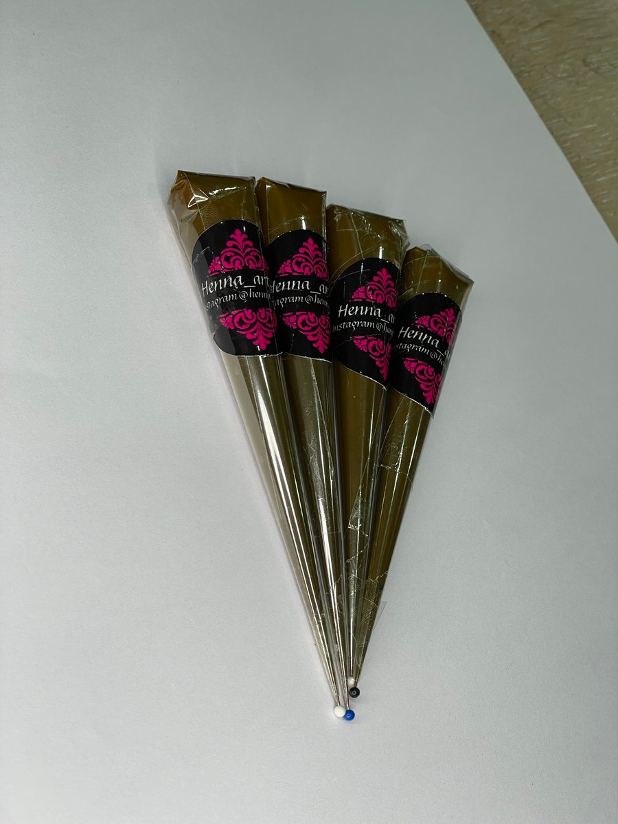 Image of 4 Lavender  henna cones
