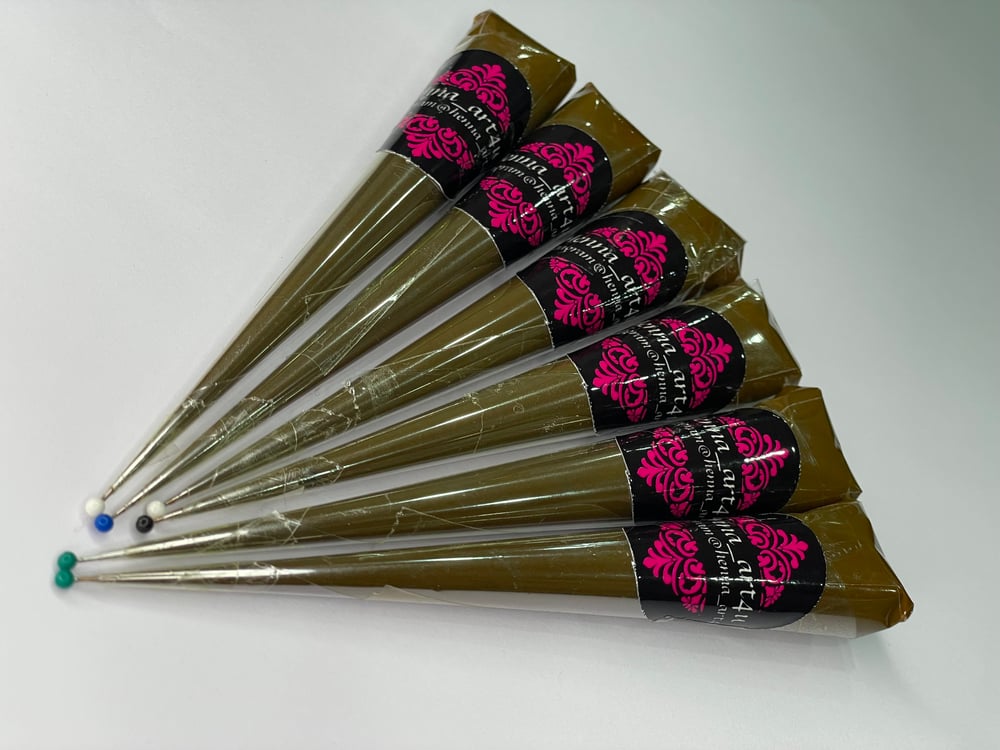Image of 6 Lavender henna cones