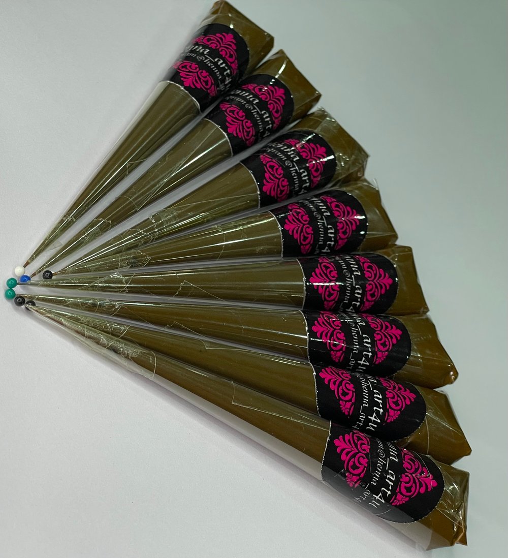 Image of 8 Lavender henna cones